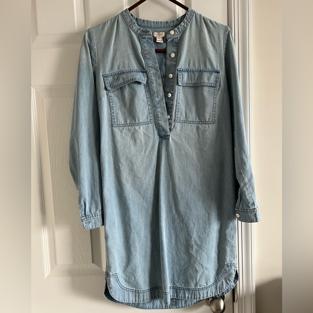 JCrew Denim (linen) Dress